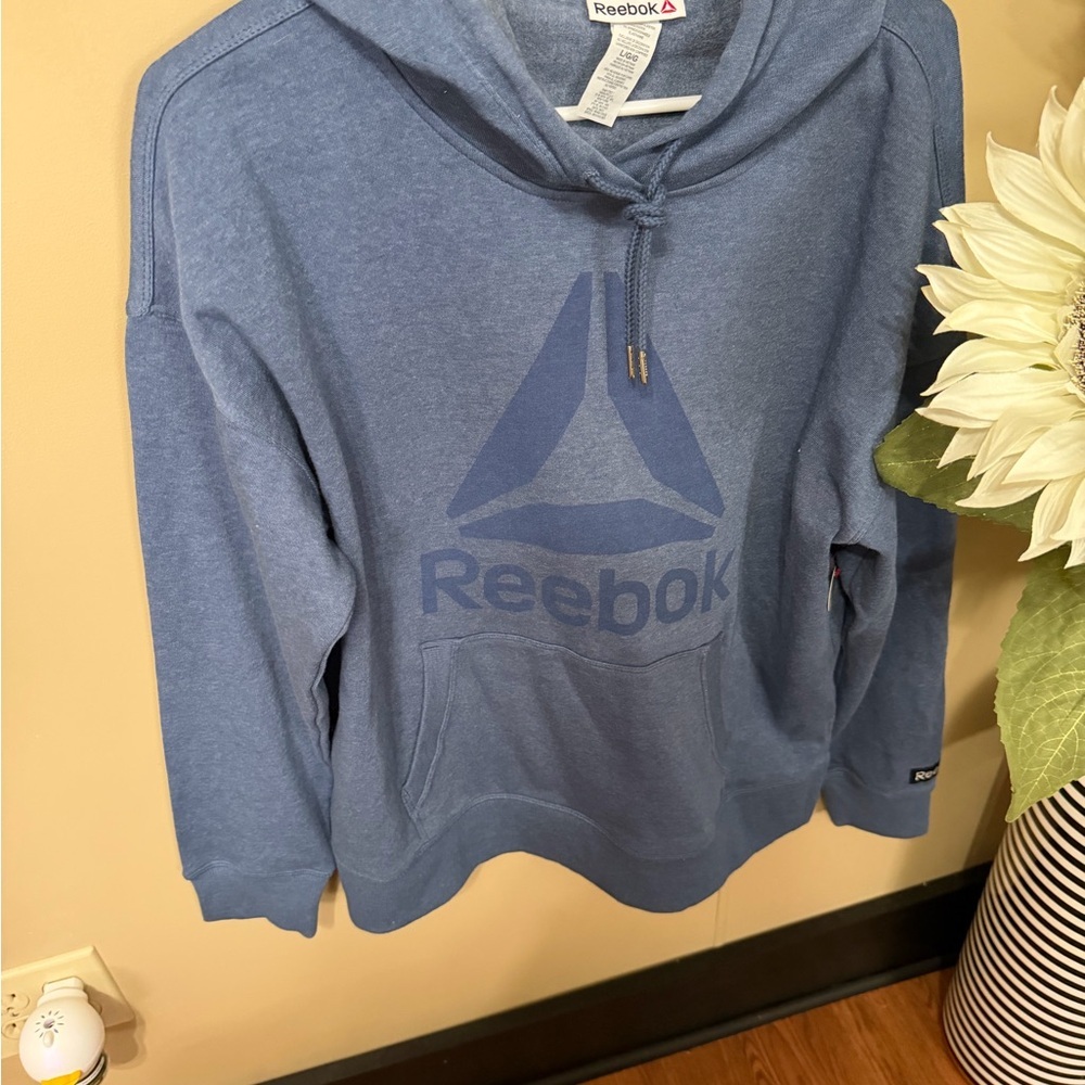 Reebok Navy Pullover Hoodie